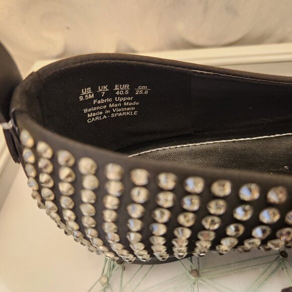 Naturalizer 27 Edit "Carla" Black Sparkle Ballet flats. NIB. Size 9.5 - Picture 9 of 14